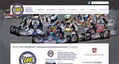 Desktop Screenshot of kartingas.lt